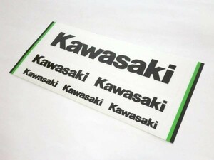 ☆Kawasaki純正 ステッカー 透明地/黒字 ３サイズ☆2/カワサキ純正新品 Z400FX/Z400GP/GPZ400/Z750GP/GPZ750/ゼファー/セロー/Z1/Z2