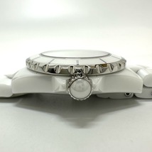 美品 CHANEL シャネル Ｈ4863 J12 ピンクライト 1200本限定 クォーツ 腕時計 ホワイト レディース【中古】_画像9