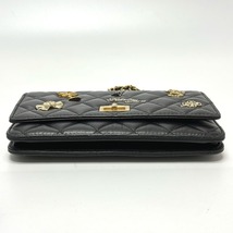 美品 CHANEL シャネル A80441 マトラッセ チェーンウォレット 2.55 エンブロイダリー スタッズ ショルダーバッグ レディース【中古】_画像3