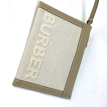 美品 BURBERRY バーバリー ホースフェリー HORSEFERRY ポーチ付き ショルダーバッグ 肩掛け カバン トートバッグ ベージュ【中古】_画像8