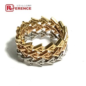 LOUIS VUITTON Louis Vuitton unknown ptiesen car ruV 3 ream accessory ring * ring Gold lady's [ used ]