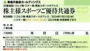 [即決][4枚セット][1〜8個数]東急不動産/スポーツご優待共通券[全国14ヶ所ゴルフ場 大分/天城/筑波/勝浦]東急スポーツオアシス/特別料金