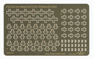 FS700104 1/700 現用 アメリカ海軍 艦艇用雑具箱 エッチングパーツ