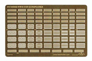 FS700068 1/700 WWII アメリカ海軍 艦艇用登舷台&渡り板 エッチングパーツ