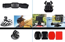 アクションカメラ 撮影用パーツ 50点セット 50 in 1 アクセサリーキット 【GoPro Hero 11 10 9 8 7 6 5 4 GoPro Max GoPro】_画像6