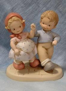 マーベル ルーシー アトウェル メモリー オブ イエスタデー エネスコ社 女の子 男の子 ダンス　Dance　陶器人形 置物 数量限定生産 超レア