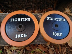 ファイティングロード FIGHTING ROAD ダンベルプレート　10kg 2枚セット