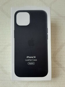 Apple純正 iPhone 14レザーケース　ミッドナイト　レア　アップル