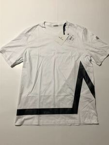 未使用 MONCLER SS T ー SHIRT モンクレール Tシャツ XLサイズ シャツ XL 正規品 送料無料 ワッペン バックプリント