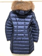 絶版モデル 未使用 MONCLER HERMIFUR モンクレール エルミファー ネイビー 4 ダウンジャケット ダウン コート 正規品 国内定価368500円 ♪_画像2