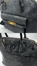 ★ FENDI / フェンディ ハンドバッグ レザー ブラック ブランド 中古品 ジャンク出品 1018K _画像9