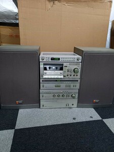 【二個口発送】★AIWA/アイワ　システムコンポ　MT-7.L7M.R7.C7.P7.E7　通電のみ、ジャンク品　1031SA