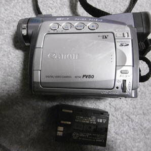 ビデオカメラ Canon キャノン FV50 動作未確認 ジャンクの画像1