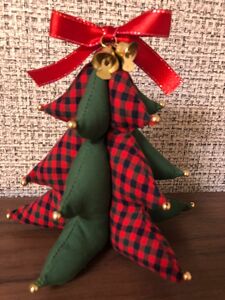 クリスマスツリー　ハンドメイド　布製