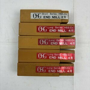 【アウトレット品】 OSG END MILL エンドミル 5点セット 4刃 CC-EML 刃径27-30mm sp-024-057