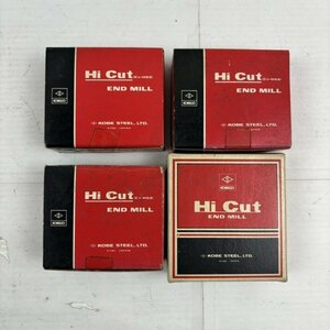 【アウトレット品】 神戸製鋼 Hi Cut END MILL エンドミル 15点セット 2刃 3刃 刃径4-10mm sp-024-065