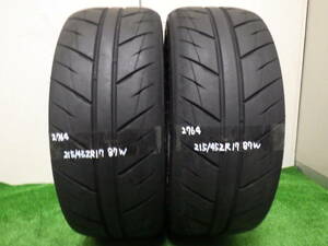 2764【中古タイヤ】ハンコック ベンタスRS-4 215/45R17 87W 2本　即決価格有り!　引き取り取り付け可　持ち込みタイヤ交換茨城