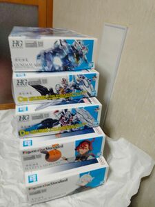 未組立HGガンダムエアリアルパーメットスコアシックスガンダムエアリアルソリッドクリアガンダムルブリスソリッドクリア他ガンプラセット