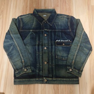 【送料込】FRAGMENT x SEQUEL 1st DAMAGE DENIM JACKET Lサイズ デニム ジャケット フラグメント 藤原ヒロシ