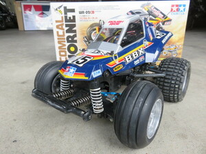 ☆中古【コミカルＢＢＸ仕様】タミヤ ＲＣ １/１０ コミカル ホーネット ＷＲ-０２ＣＢ メカ付き【格安スタート】