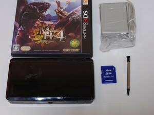 3DS 本体 充電器 タッチペン SDカード モンスターハンター4