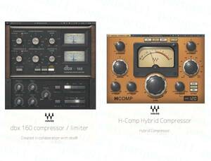  limited amount regular goods WAVES dbx 160 compressor / H-Comp Hybrid Compressor set download version unused Mac/Win