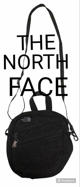 【THE NORTH FACE】 ノースフェイス 刺繍 バッグ ショルダーバック ポシェット セカンドバック 黒 ブラック