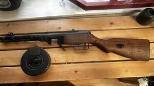 無可動銃 ソ連製 PPSh41 ペペーシャ 短機関銃　 ドラムマガジン付