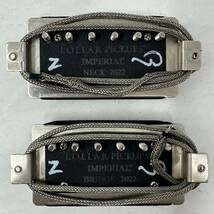 未使用 Lollar Imperial Humbucker Zebra インペリアル ゼブラ セット 2022年製 Tak リバースゼブラ 付属品付_画像7