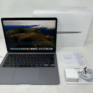 完品 美品 MacBook Air 13インチ M1チップ 8GB 256GB MGN63J/A スペースグレイ 2020 付属品付 Apple アップル 現状