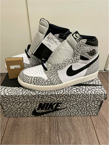 US9　27cm 黒タグ NIKE　AIR JORDAN 1 RETRO HIGH OG 　WHITE CEMENT　 DZ5485-052 （テックグレー/ブラック/ホワイト/モスリン）