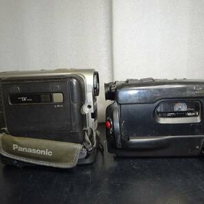 中古現状品ジャンク 2個まとめ ソニーハンディカム CCD-TR45/パナソニック デジカム NV-DS5の画像4