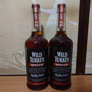 2本 送料無料 終売 ワイルドターキー スパイスド WILD TURKEY SPICED 未開栓 750 検索 飛翔 金 ゴールド 旧 ラベル ボトル 12 13 バーボン