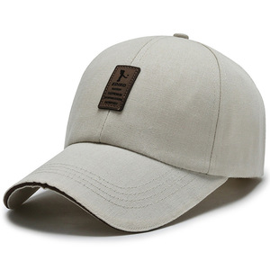 キャップ メンズ 帽子100%コットンUVカット 夏新品 99％紫外線対策 日焼け防止 熱中症対策 野球帽 登山 スポーツ 調整可能 -クリーム