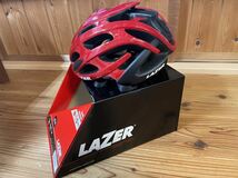 LAZER （レイザー） Blade+ AF レッドブラック　size:M 55-59cm 290g レイザー ブレイド ロード 自転車用 ヘルメット　アジアンフィット_画像3