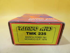 【未組立】タメオ　TMK235　MARCH FORD 761 MONACO GP 1976　1/43　TAMEO　メタルキット/プラモ【ジャンク扱い】J4 H2127