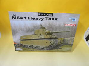 【ジャンク扱い】ドラゴン　1/35　BLACK LABEL　M6A1 Heavy Tank　戦車　未組立 【プラモデル】J4　S1152