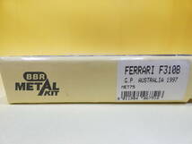 【ジャンク扱い】BBR　メタルキット　1/43　フェラーリ　FERRARI F310B　G.P. AUSTRALIA1997　【未組立】J5　S1287_画像5