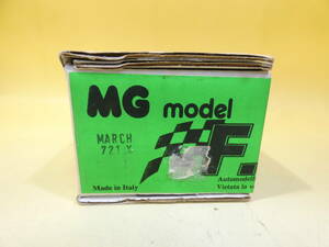 【ジャンク扱い】MGモデル 1/43　MARCH 721X　マーチ　【未組立】J5　S1294