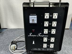 ダウン&アイソレーション 電源トランス 3000W 200V仕様 (STH-3020A)　プロケーブル　スター電気