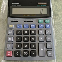 CASIO 電卓　DS-20TK 未使用　（一部ジャンク　説明をよくお読みください）_画像1