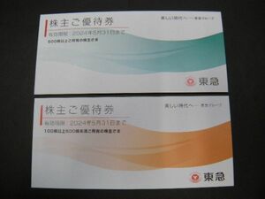 ★東急電鉄 株主ご優待券 冊子/500株以上＆500株未満 各1冊/計2冊/2024.5.31まで/109シネマズ株主映画鑑賞優待券 他/株主優待券/送料無料★