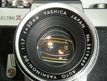 ★ヤシカ/YASHICA TL ELECTRO X 一眼レフカメラ/シルバー ボディ/希少/本体美品★_画像4