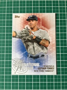 即決のみ！★TOPPS MLB 2018 UPDATE SERIES IA-50 グレイバー・トーレス（GLEYBER TORRES）【ニューヨーク・ヤンキース】インサート 18★