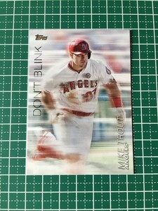 即決のみ！★TOPPS MLB 2018 UPDATE SERIES DB-5 マイク・トラウト（MIKE TROUT）【ロサンゼルス・エンゼルス】インサートカード 18★