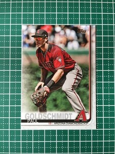 即決のみ！★TOPPS MLB 2019 SERIES 1 BASEBALL #297 PAUL GOLDSCHMIDT【ARIZONA DIAMONDBACKS】ベースカード 19★同梱発送可能！