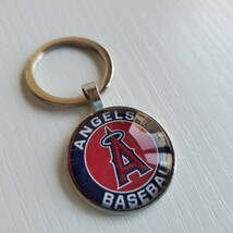 新品　MLB　ロサンゼルス・エンゼルス　野球　キーホルダー　キーリング　大谷翔平　LAA　Angels　5cm　17_画像5