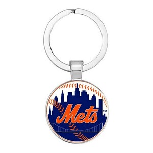 新品　MLB　ニューヨーク・メッツ　野球　キーホルダー　キーリング　New York Mets 大都会　KeyChain　簡易包装