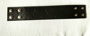  unused LOUIS VUITTON Louis Vuitton monogram mat leather bangle not for sale 