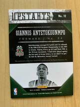 【RC】2013-14 Panini Pinnacle Giannis Antetokounmpo　Jersey Card 　ヤニス　ルーキー_画像2